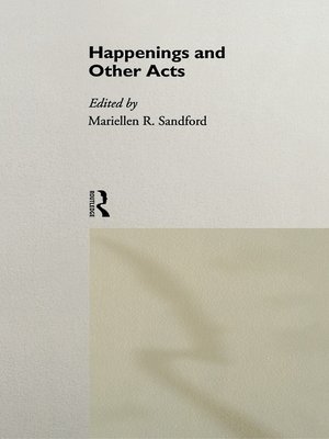 cover image of Happenings and Other Acts